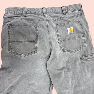 Carhartt Faded Grey Canvas Pants